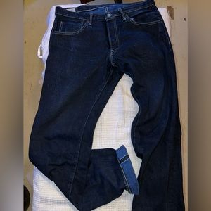 Tanuki Cobalt Weft Selvedge Raw Denim